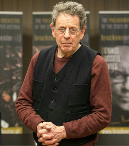 Philip Glass in Linz, Austria earlier this month for rehearsals of his Symphony No 11.