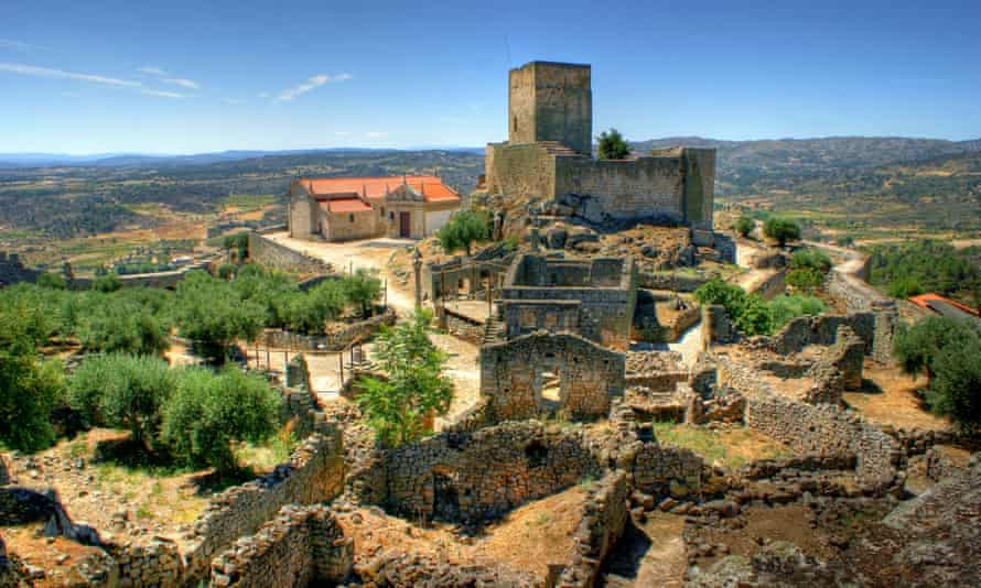Ruins of Marialva historical village in Meda, near Trancoso.