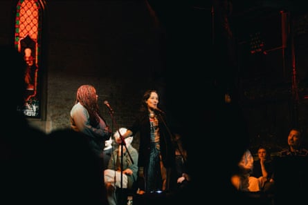 Kat Dopper addresses the audience