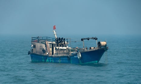 A Chinese-flagged fishing boat