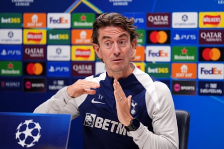 Thomas Frank speaks at his press conference