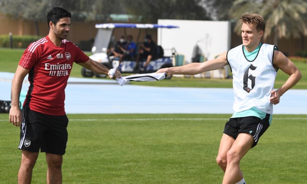 Mikel Arteta has decided to make Martin Ødegaard (right) his captain during the summer, another move that looks good.