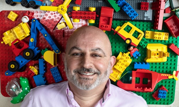 Prof Paul Ramchandani with Lego