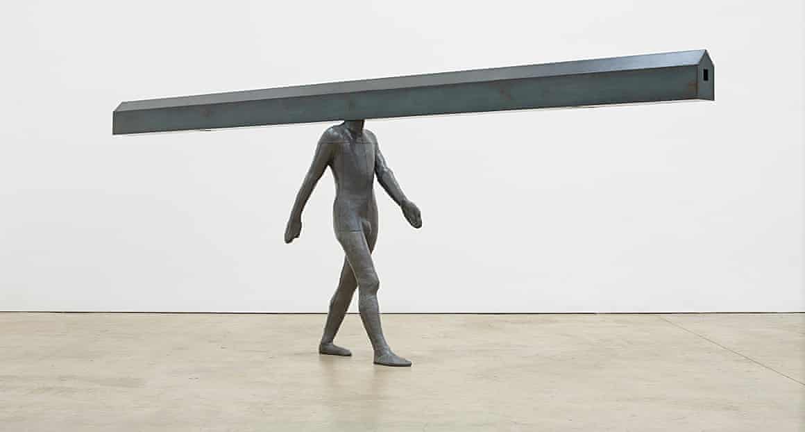 Home and the World II, 1986-96, by Antony Gormley.