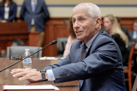 Anthony Fauci testifies during a House select subcommittee on coronavirus in 2024