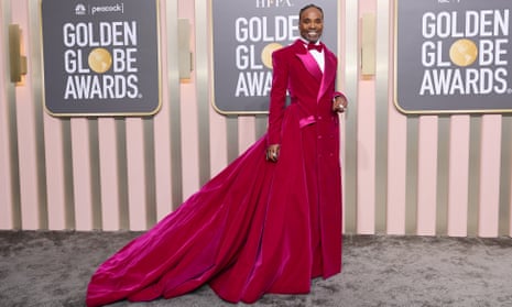 Menswear steals the show on a grey Golden Globes red carpet | Fashion | The Guardian Menswear steals the show on a grey Golden Globes red carpet | Fashion | The Guardian