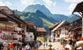 The medieval Swiss town of Gruyères