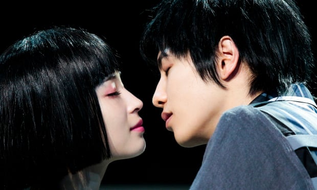 Subversion and bawdiness … Suzu Hirose as Juliet of Minamoto and Jun Shison as Romeo of Taira.