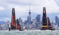 Italy’s Luna Rossa and Team New Zealand 