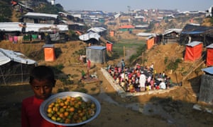 A young Rohingya Muslim refugee at the Balukhali refugee camp in Bangladesh’s Ukhia district