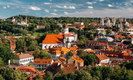 The view from St John’s Chuch belltower, Vilnius.