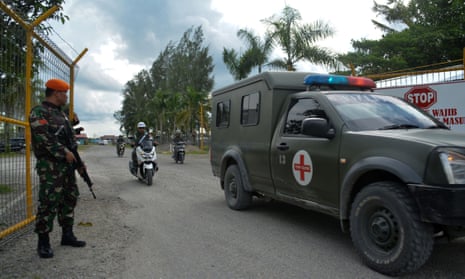 File photo: Indonesian military activity in December 2018 in Papua province after a deadly clash with rebels.