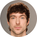 Jordan Tannahill, a man looking ahead in portrait