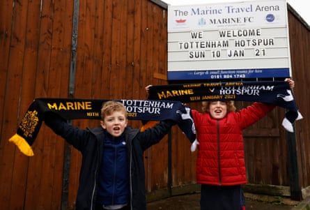 Local fans look forward to Sunday’s FA Cup third-round tie with Premier League Totttenham.