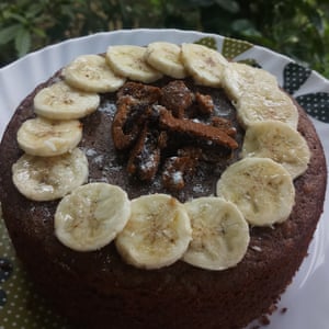 Sudarshana’s choco-banana cake