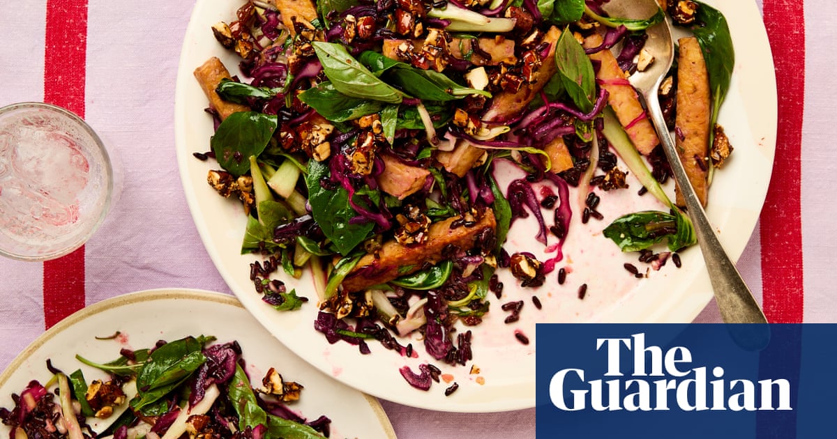 Meera Sodha's vegan recipe for black rice, red cabbage and tempeh salad | The new vegan