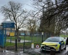 Police arrest boy, 13, after two pupils stabbed at north London school