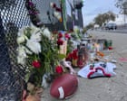 ‘I used to call him on Father’s Day’: Oakland shattered by football coach’s killing