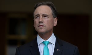The health minister Greg Hunt.