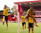 Nottm Forest 0-1 Leeds, Everton 2-0 Crystal Palace, Ipswich 2-1 Sunderland: football clockwatch – live