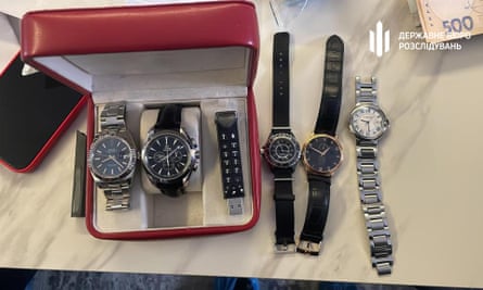 Watches which the SBI says were found at the woman’s home