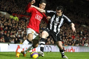 Jose Enrique in action for Newcastle in 2008