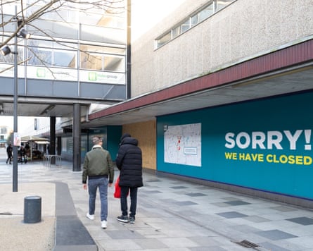 A closed Poundland store