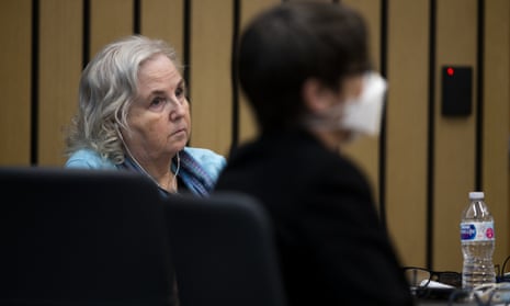 Nancy Crampton Brophy, left, at her trial in Portland, Oregon.