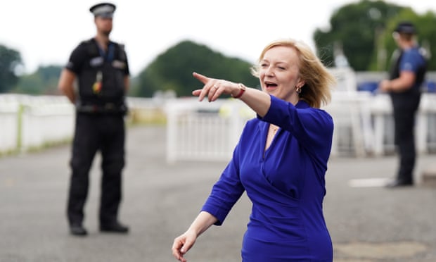 Η Liz Truss σε εκδήλωση εκστρατείας στο Ludlow την Τετάρτη