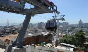 The cable car from Morro da Providência favela to Rio’s old city centre.