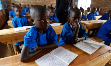 Rwanda school children