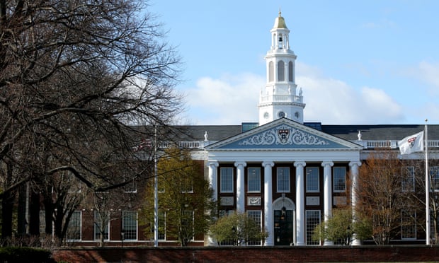 A general view of the Harvard University campus in Cambridge, Massachusetts. 