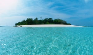 Pictured is Kunfunadhoo Island in the Maldives. The president has pledged to designate one island, one reef and one mango grove in each atoll as a protected area