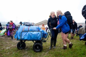 Della McCall and Benita Richards (blue jacket), from Chew Valley