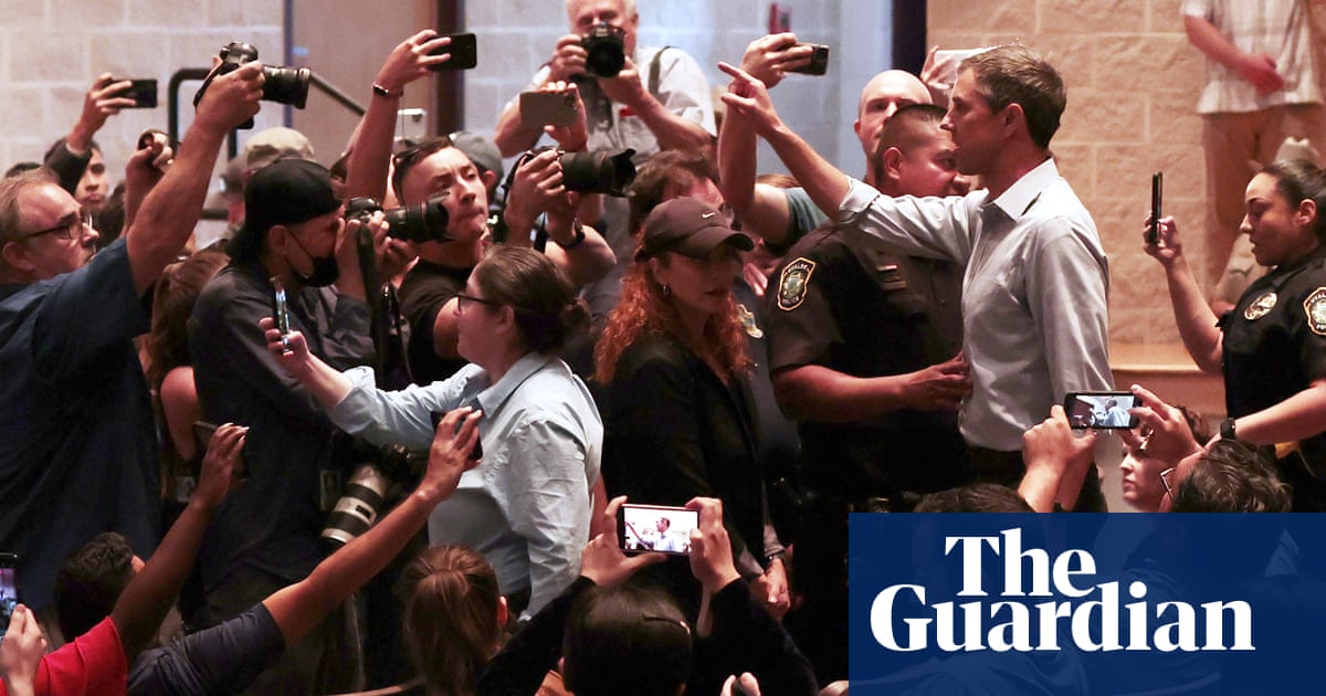 ‘This is on you’: Beto O’Rourke confronts Texas governor over mass shooting