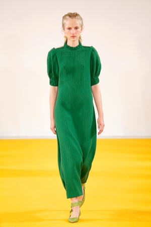 An Emilia Wickstead dress at London fashion week.