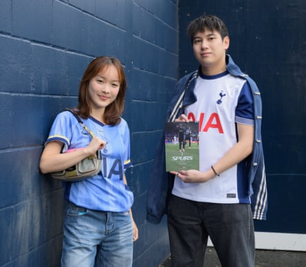 Austen Chan and Isabel Cheung are from Hong Kong. Austen, 21, says he grew up ‘religiously’ supporting Spurs.