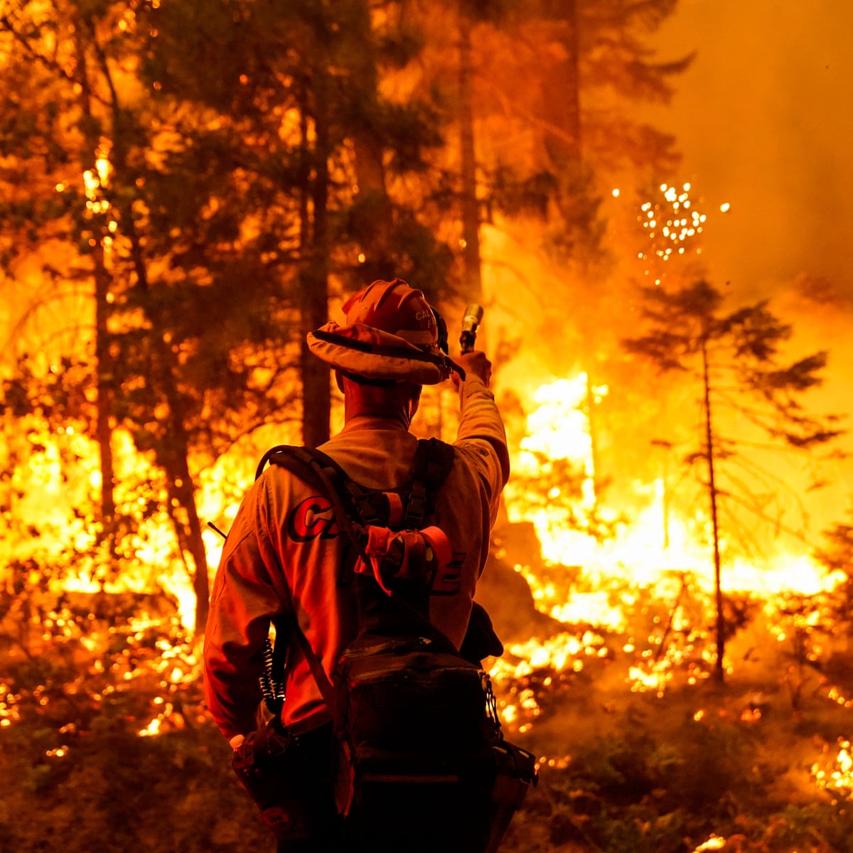 Firefighters Monitor Controlled Burn Along Nacimientofergusson Road Editorial Stock Photo Stock Image Shutterstock