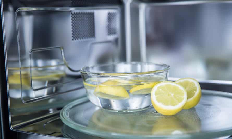 Lemon and water are an effective way to clean or help clean a microwave.