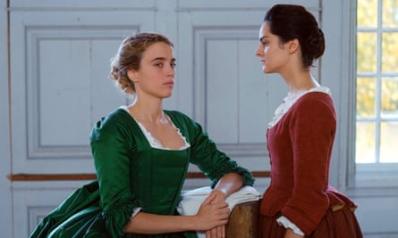 Adèle Haenel and Noémie Merlant in Portrait of a Lady on Fire