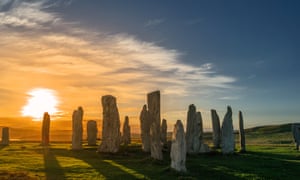 Standing stones on the Isle of Lewis.