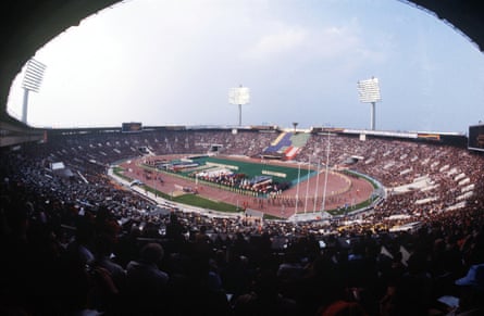 The Lenin Stadium, used for the 1980 Moscow Olympics.