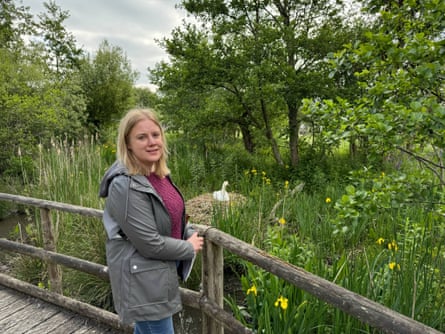 Caroline Butterwick at the Slimbridge wetlands centre