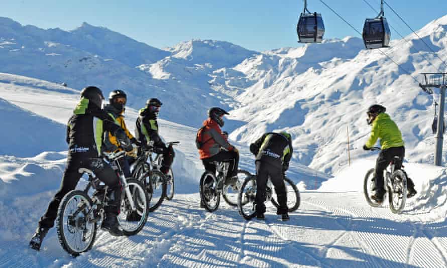 Les Menuires ski resort, France