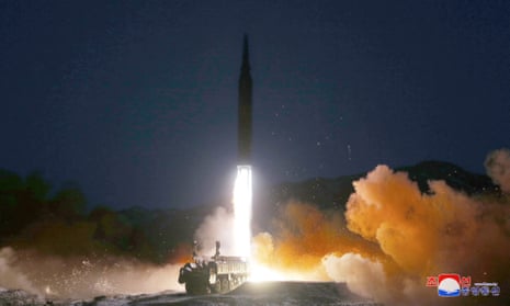 Tuesday’s test in North Korea of a hypersonic missile, which was personally overseen by leader Kim Jong-un.
