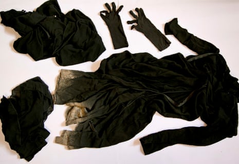 Clothing worn by a Yazidi girl enslaved by Islamic State militants