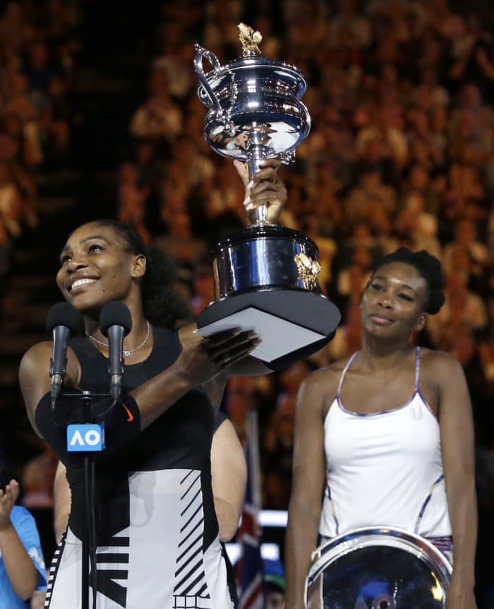 Australian Open Serena Williams Beats Sister Venus For Record 23rd Slam Title Sport The Guardian