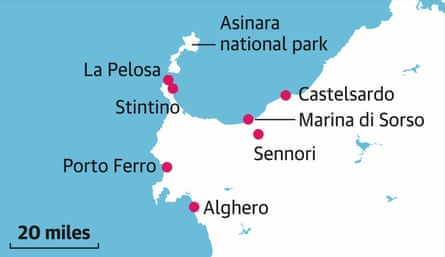 sardinia map