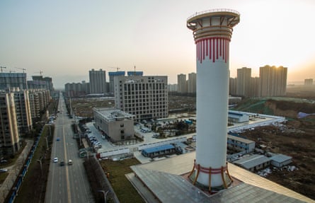 The world’s largest air purifier, built to combat pollution in Xi’an.