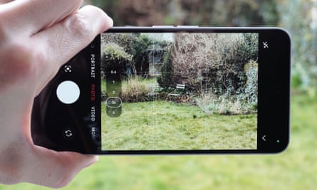 The camera app on the Nothing Phone 3a Pro.